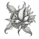 Butthole tattoo design idea