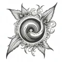 Butthole tattoo design idea