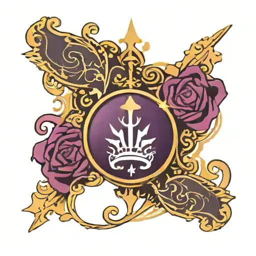 prince symbol tattoo design idea