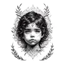 Golden Child tattoo design idea