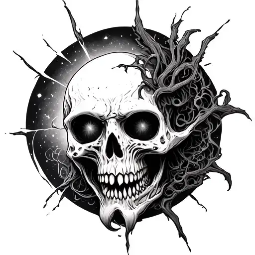 Cosmic Horror tattoo design idea