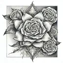 this love will keep through blinding of the eyes, silence in the ears, darkness of the mind" tattoo design idea