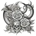 this love will keep through blinding of the eyes, silence in the ears, darkness of the mind" tattoo design idea