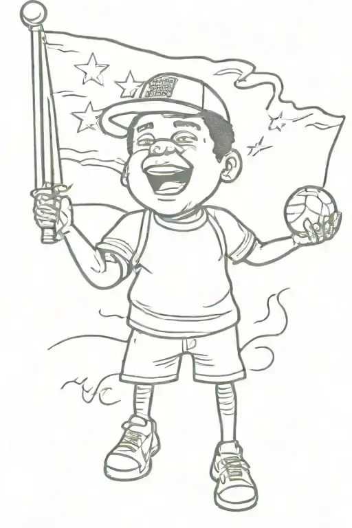 USA, biggie smalls, ocean, sports tattoo design idea