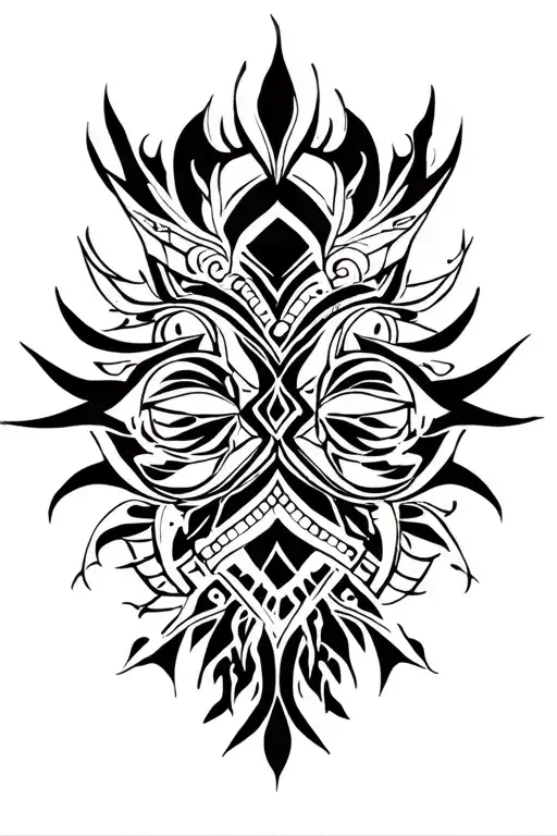 bw, neotribal style, for woman leg sleeve tattoo design idea