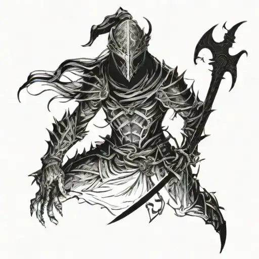 Artorias The Abyss Walker tattoo design idea