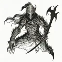 Artorias The Abyss Walker tattoo design idea