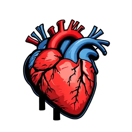 protected heart with "Cody" tattoo design idea