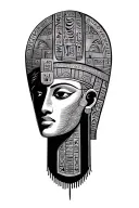 hieroglyph definition of eternal life and reincarnation tattoo design idea