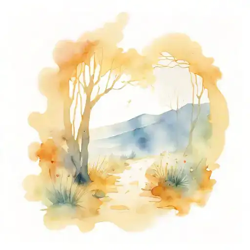 beaming light rays lighting a path through hell chosen one's road   tattoo design idea