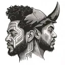 The Weeknd Xo tattoo design idea