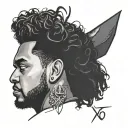 The Weeknd Xo tattoo design idea