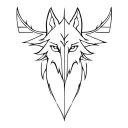 wolf Spartan viking tattoo design idea