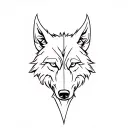 wolf Spartan viking tattoo design idea
