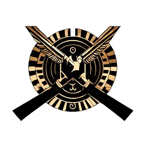 Mafia classic Greek symbolism tattoo design idea