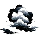 Cloud Japanese tattoo design idea