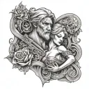 heroes journey tattoo design idea