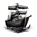 noahs ark realism  tattoo design idea