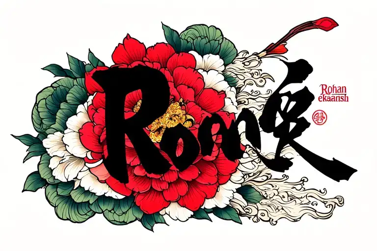 "Rohan ekaksh" name tattoo tattoo design idea