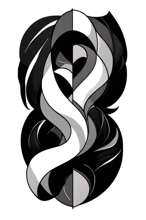 something to signify enduring many major traumas, health battles, surviving cancer in minimalist patchwork style tattoo design idea