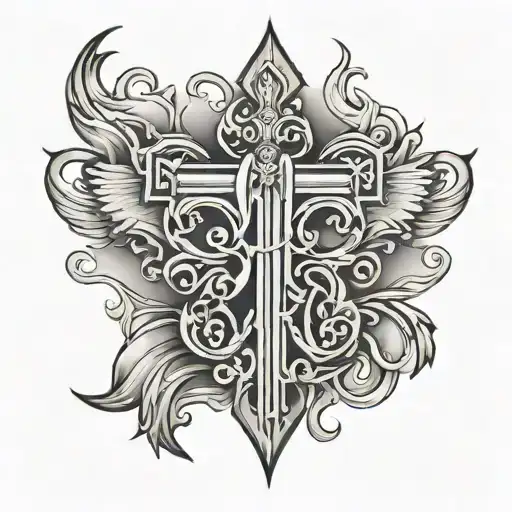 full back tattoo for philippians 4:13  tattoo design idea