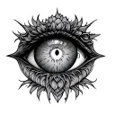 Gojo Eyes tattoo design idea
