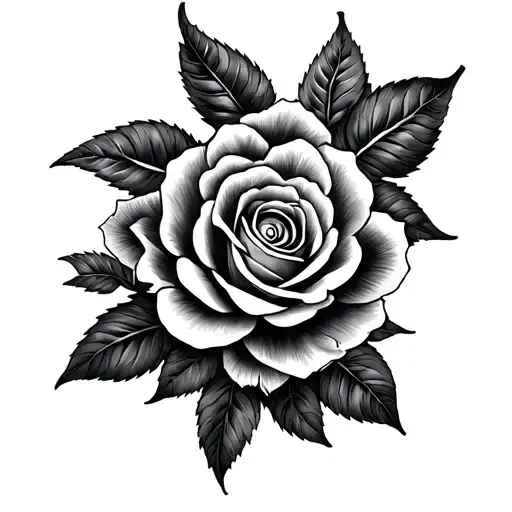 Oni roses and mandala incorporated forearm tattoo design idea