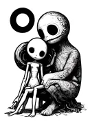 Age and Kodama Hangout tattoo design idea