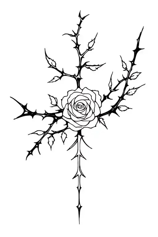 a court of thorns and roses tattoo design idea