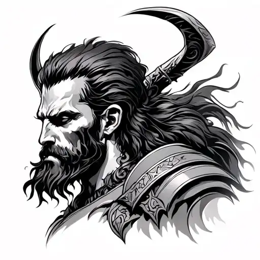 Ares tattoo design idea