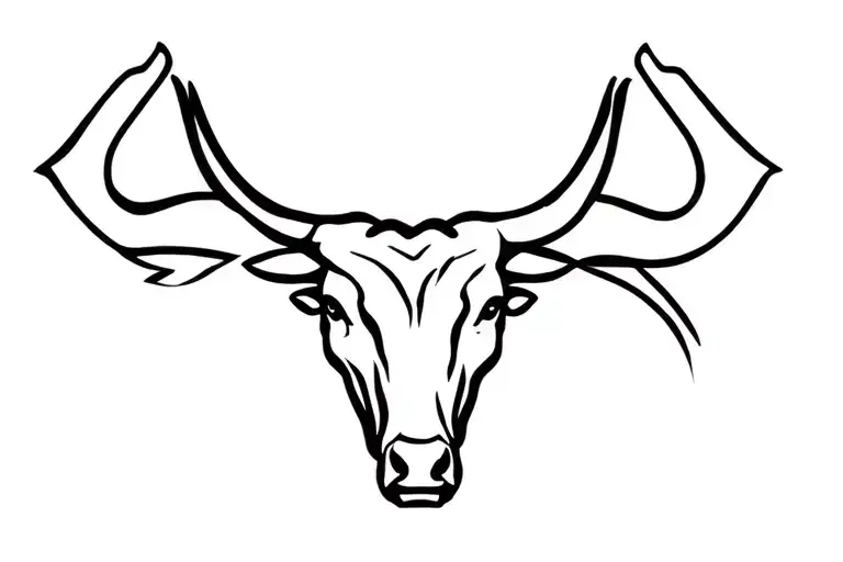 bull swinger club symbols tattoo design idea