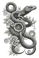 tree snake one pyramid black eagle waterfalls eyeball wheelchair sun, moon ,whale, dragon emersing, yinyang skull roses tattoo design idea