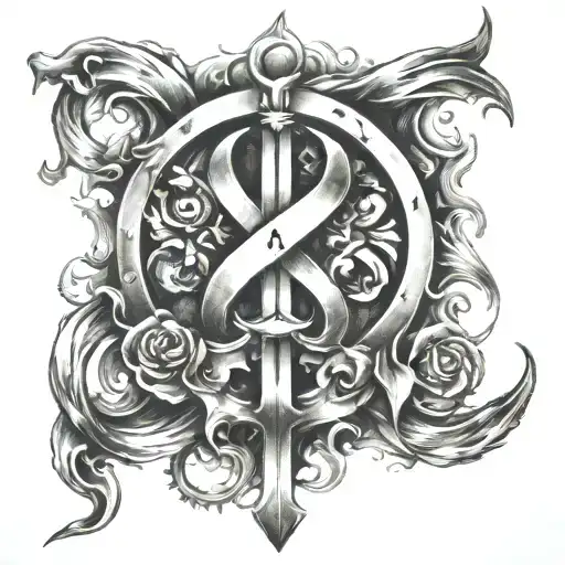 sexual assault symbol tattoo design idea