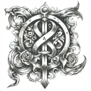 sexual assault symbol tattoo design idea