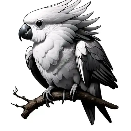 Cockatoo tattoo design idea