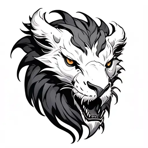 Chimera tattoo design idea