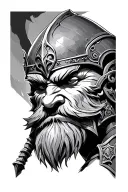 warhammer dwarf armor piece  tattoo design idea