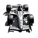 FORMULA 1 car racing tattoo design idea