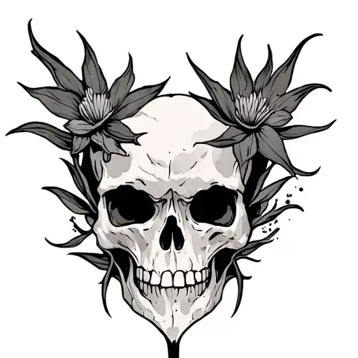 Crotch tattoo design idea