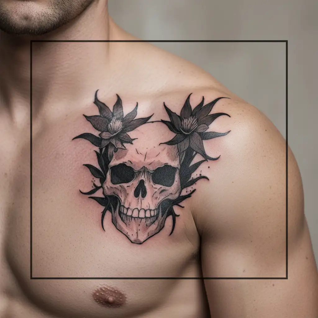 Crotch tattoo design idea