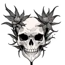 Crotch tattoo design idea