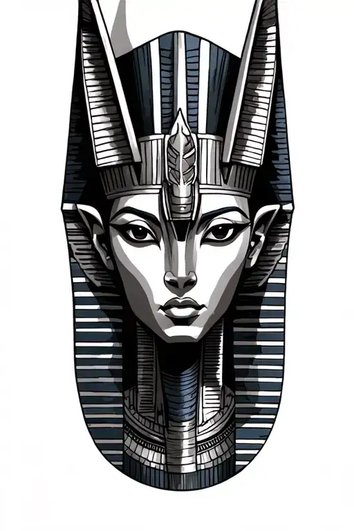 Anubis Egyptian Tattoo tattoo design idea