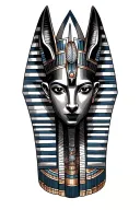 Anubis Egyptian Tattoo tattoo design idea