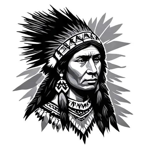 Navajo tattoo design idea