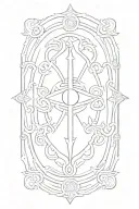 hurricane street sign tattoo design idea