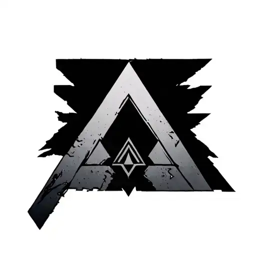 valknut Linkin Park logo tattoo design idea
