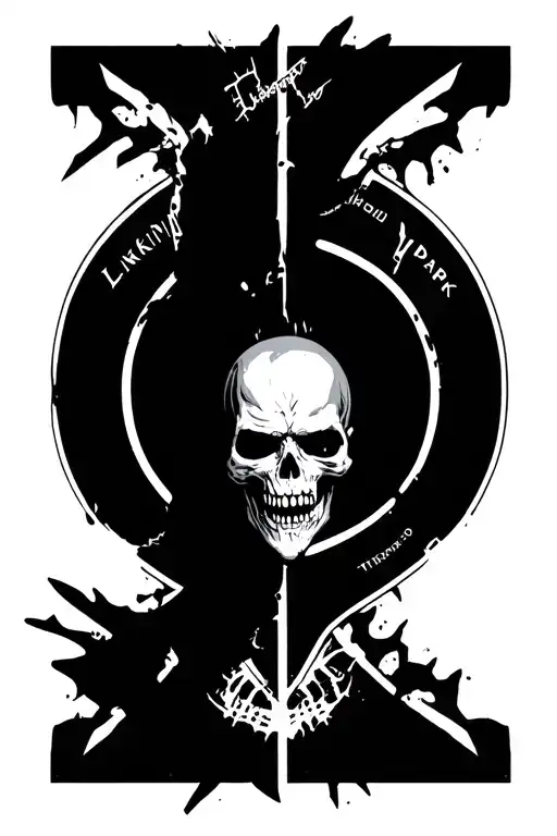 linkin park hybrid theory tattoo design idea