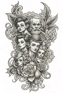 family first tattoo design idea