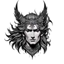 karna tattoo design idea