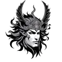 karna tattoo design idea